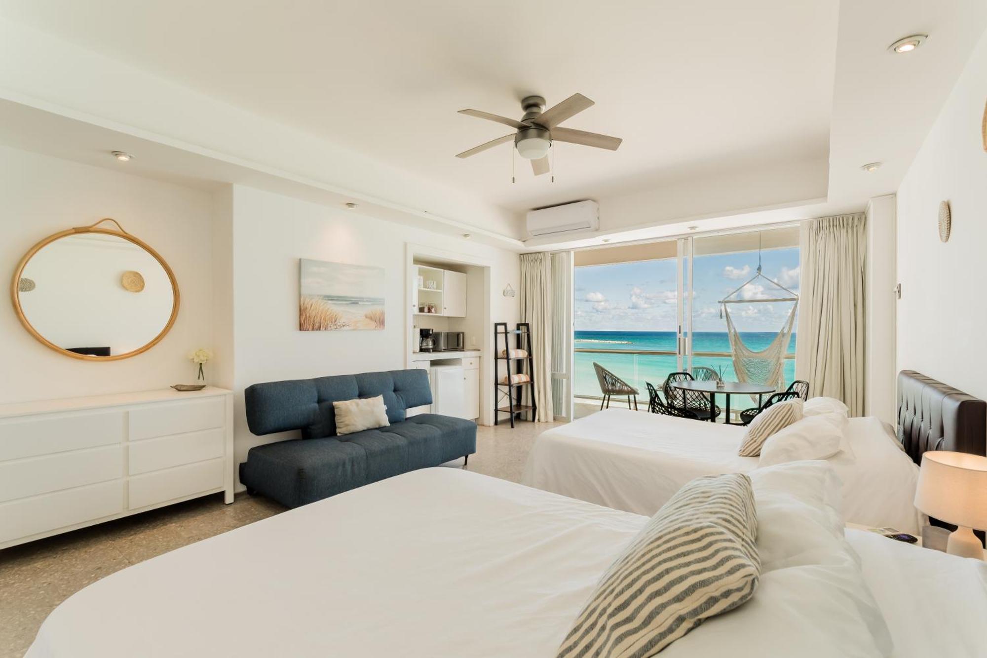 *Turquoise Escape- Beachfront Studio By Casa Paraiso* Cancún Extérieur photo